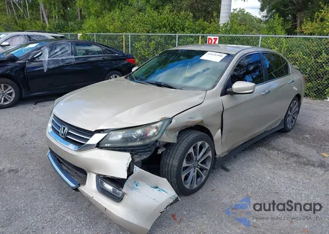 2015 Honda Accord Sport from USA, damaged, VIN 1HGCR2F50FA058423